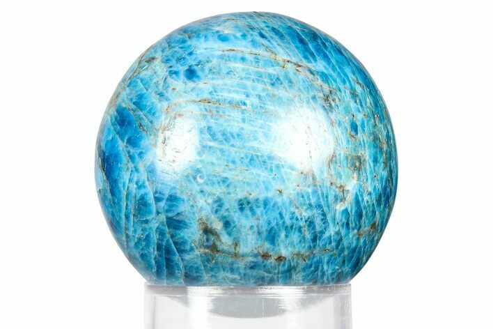 Bright Blue Apatite Sphere - Madagascar #367094